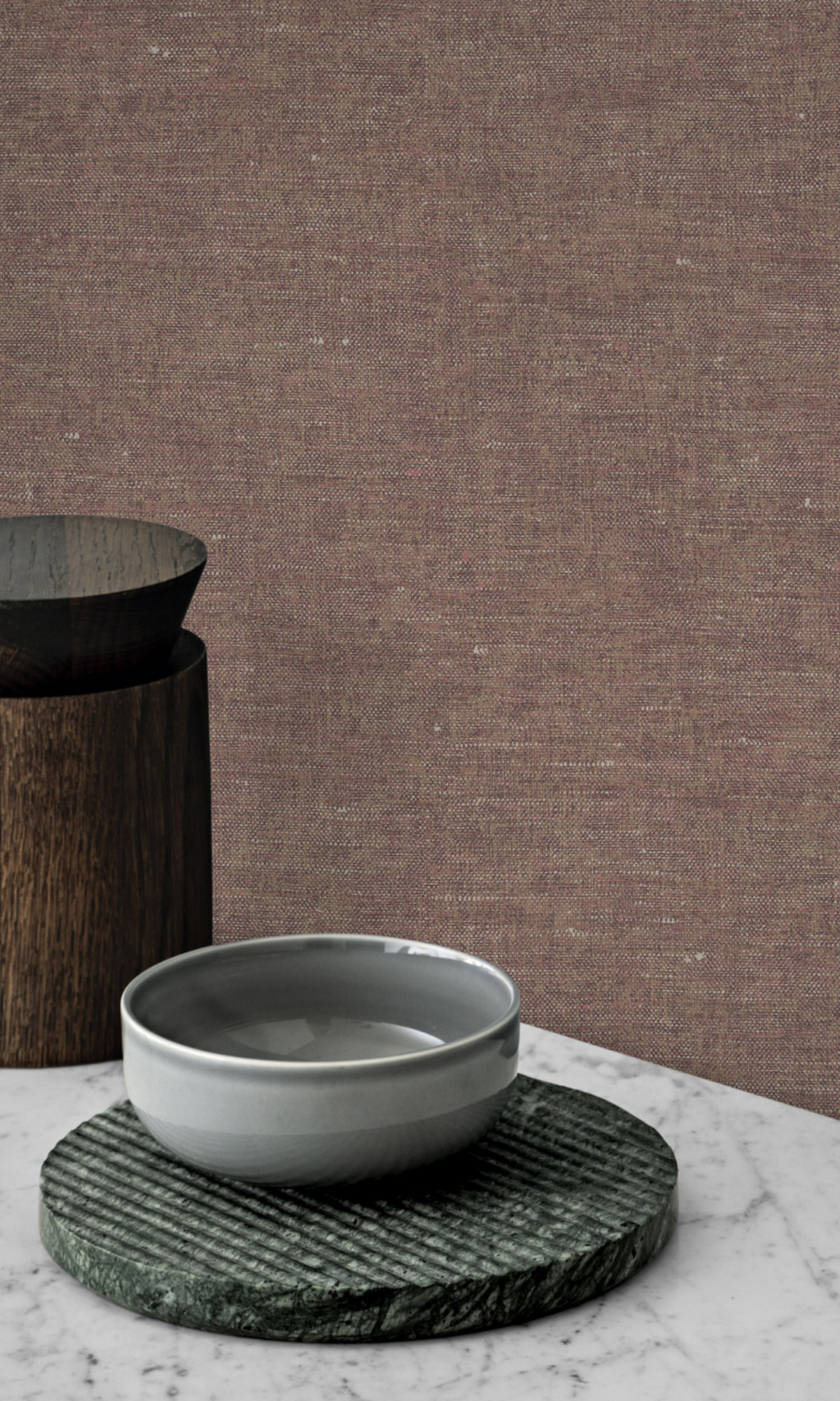 Brick Red Luxor Faux Effect Commercial Wallpaper C7420