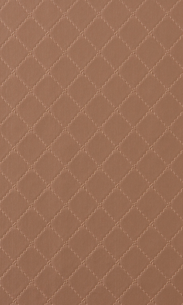 Brown Classic Diamond Geometric Wallpaper SR1816