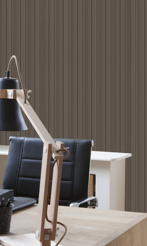 Brown and Silver Metallic Textured Vinyl Wallpaper C6210
