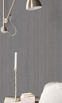 Warm Grey Plain Textile Textured Commercial Wallpaper C7067