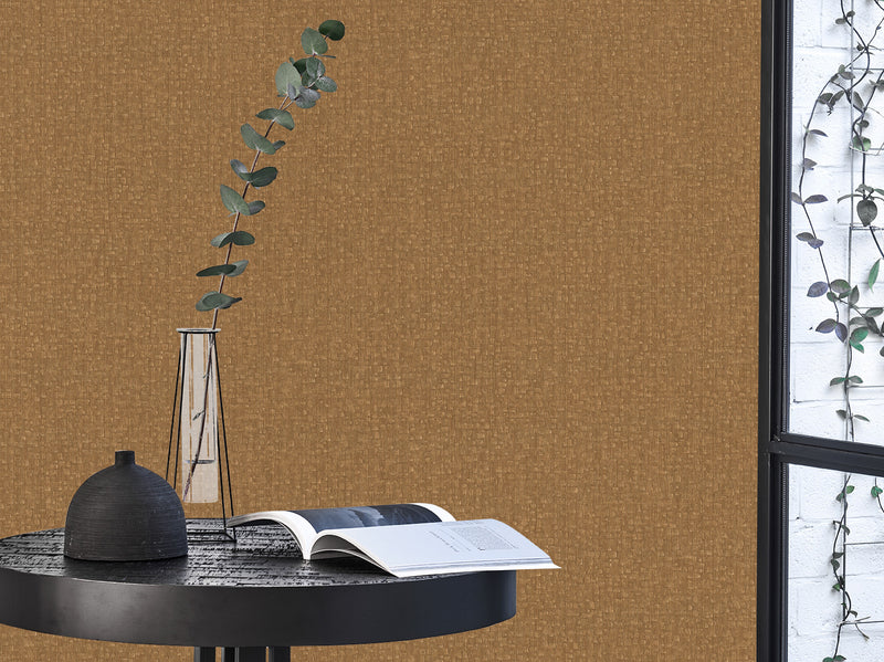 Brown Lima Textured Vinyl Wallpaper C7122