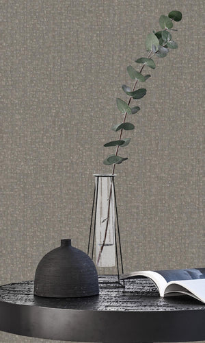 Dark Grey Textured Commercial Wallpaper C7221