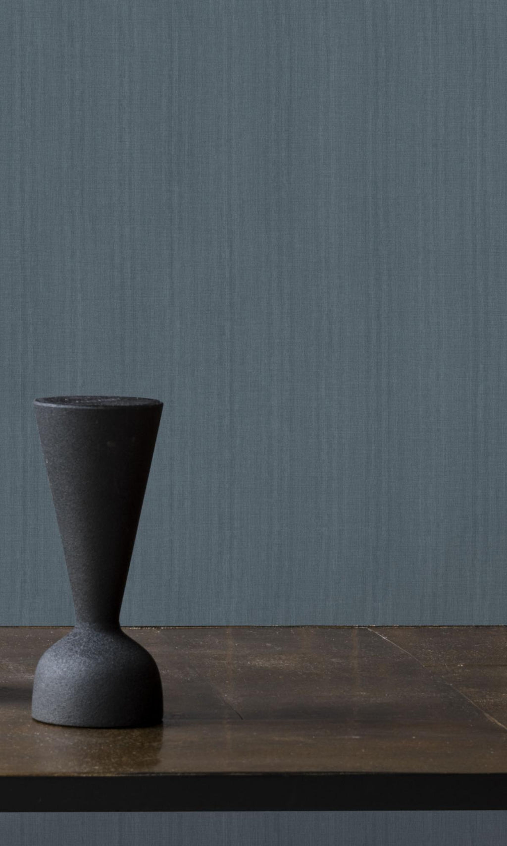 Grey-Blue Textured Commercial Wallpaper C7388