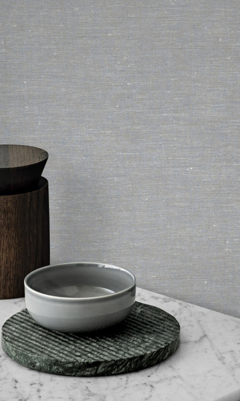 Pale Blue Luxor faux Effect Commercial Wallpaper C7421