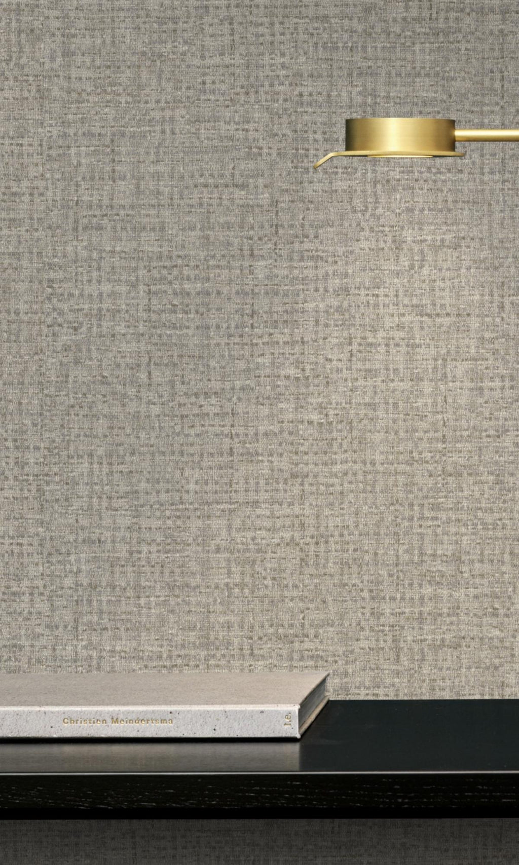 Brown Coco Faux Effect Commercial Wallpaper C7429
