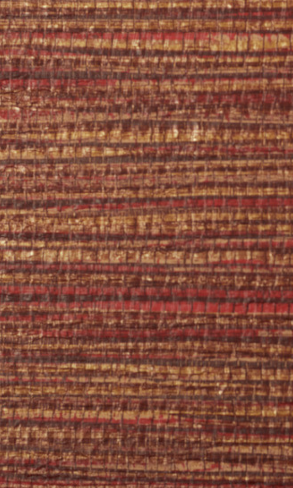 Red Metallic Weave Commercial Wallpaper C7466
