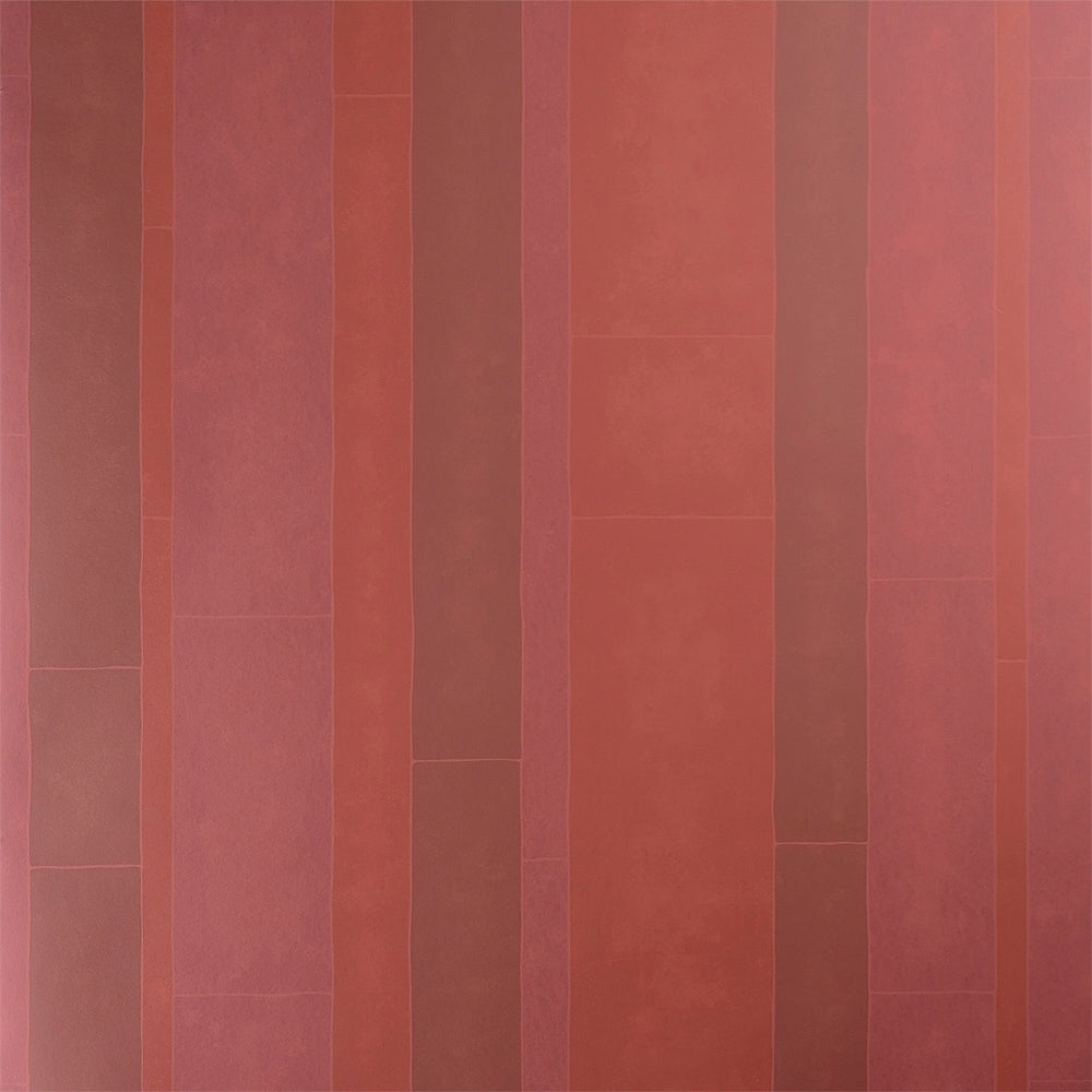 Simple Traditional Red Striped Wallpaper R3819