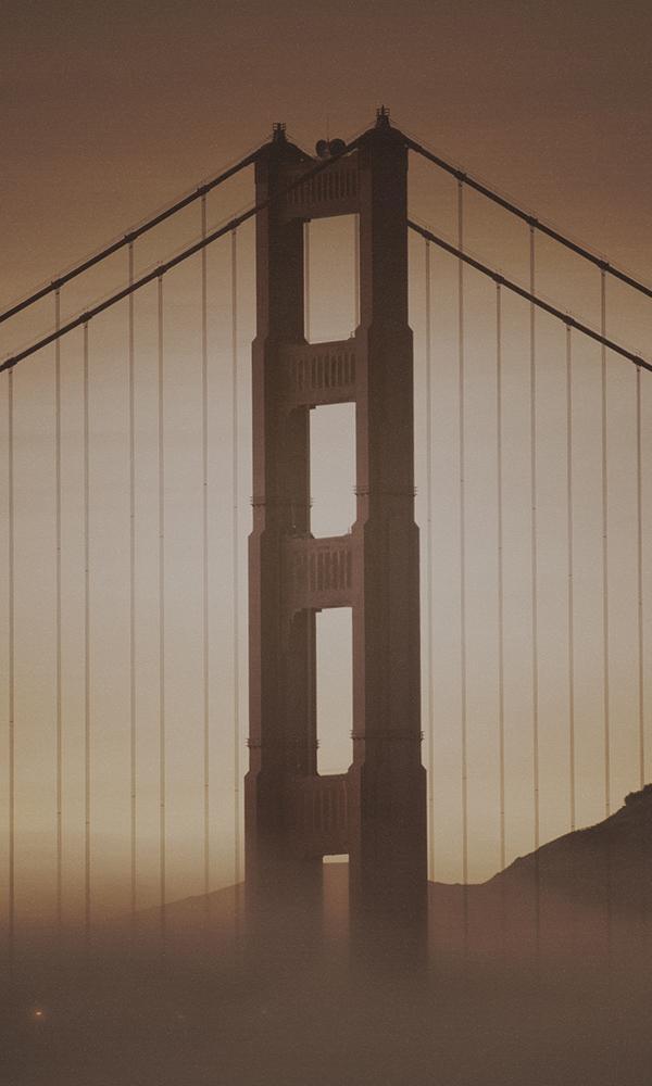 San Fransisco Bridge Under Fog - Sample