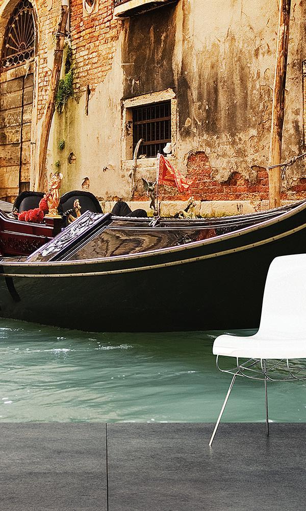 Venice Boat on the River - Sample