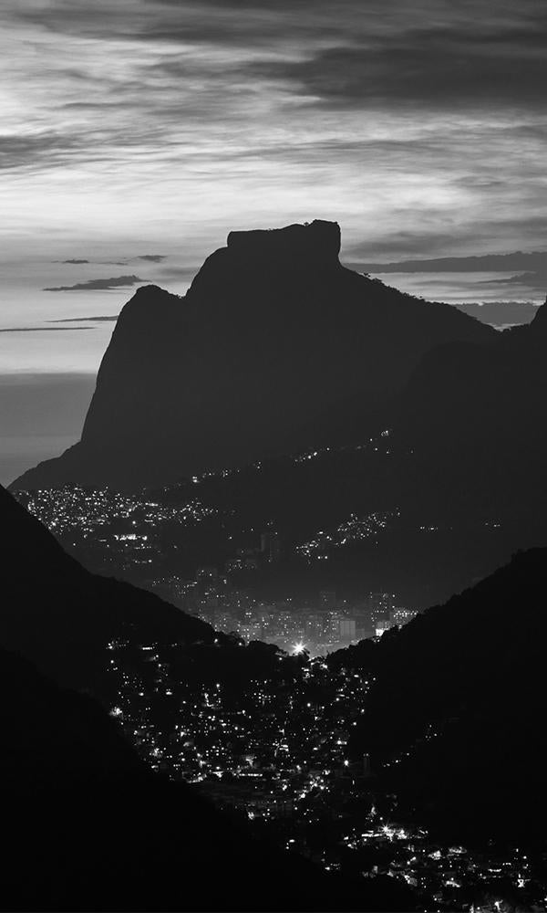 Rio De Janeiro Mountains at Night - Sample