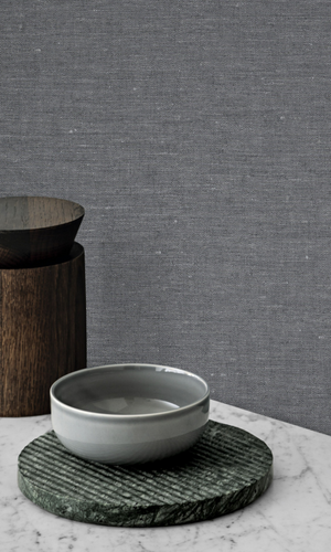 Charcoal Luxor Faux Effect Commercial Wallpaper C7414