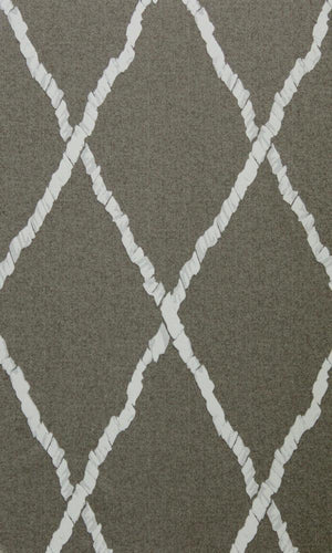 Chocolate Brown Spine Woven Wallpaper R2659