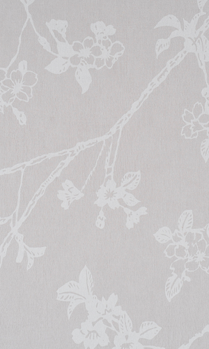 Cool Grey Blossom Stylish Wallpaper  SR1196