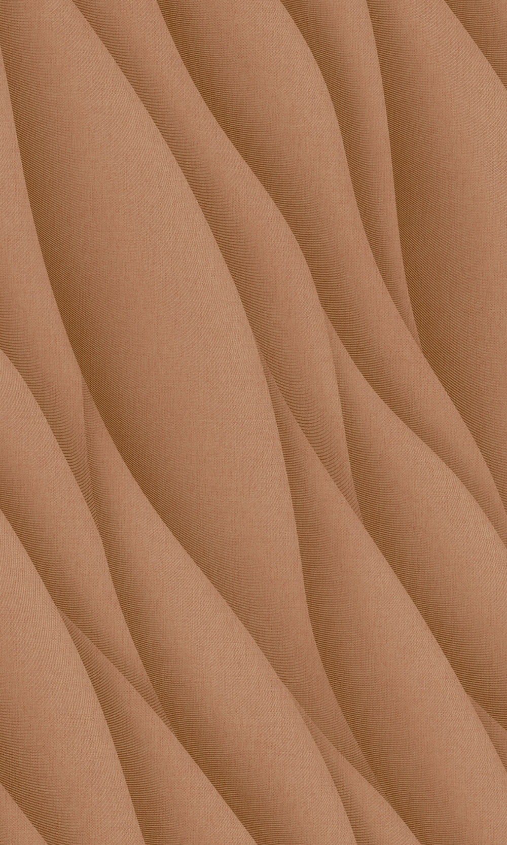 Copper 3D Ocean Waves Wallpaper R8076