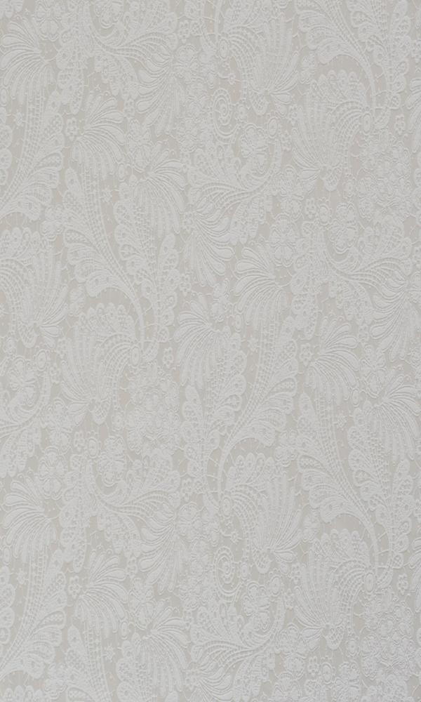 Cream Ornamental Traditional Wallpaper R2054