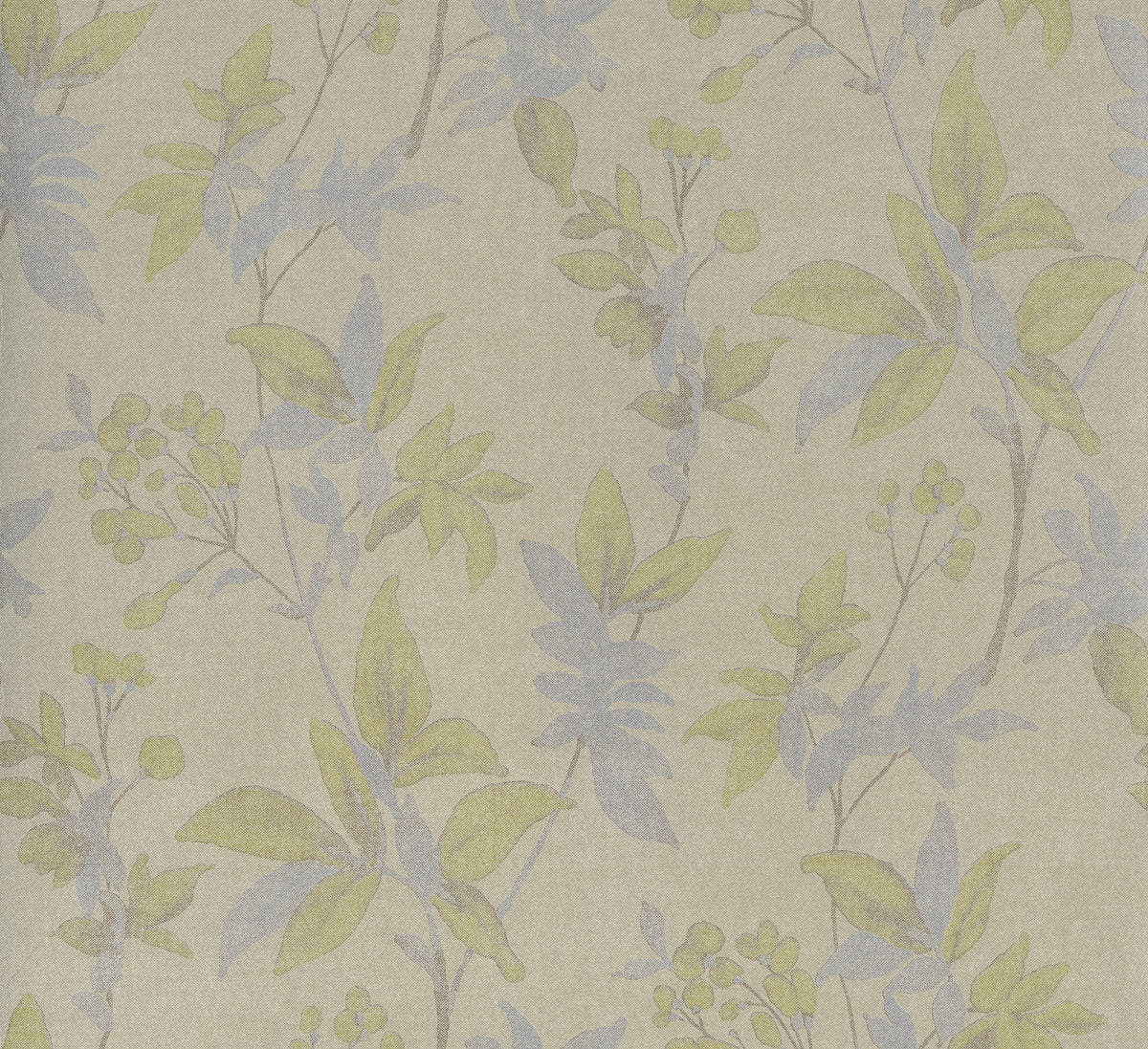 Floral Classic Blooming Dreams Green and Blue R4431