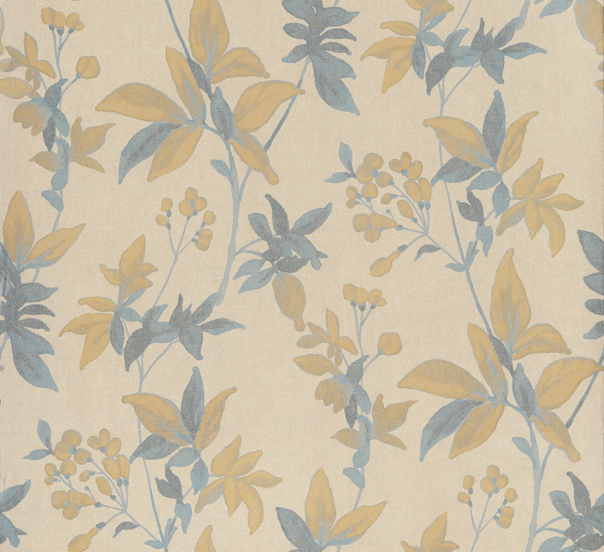 Floral Classic Blooming Dreams Blue and Yellow R4428
