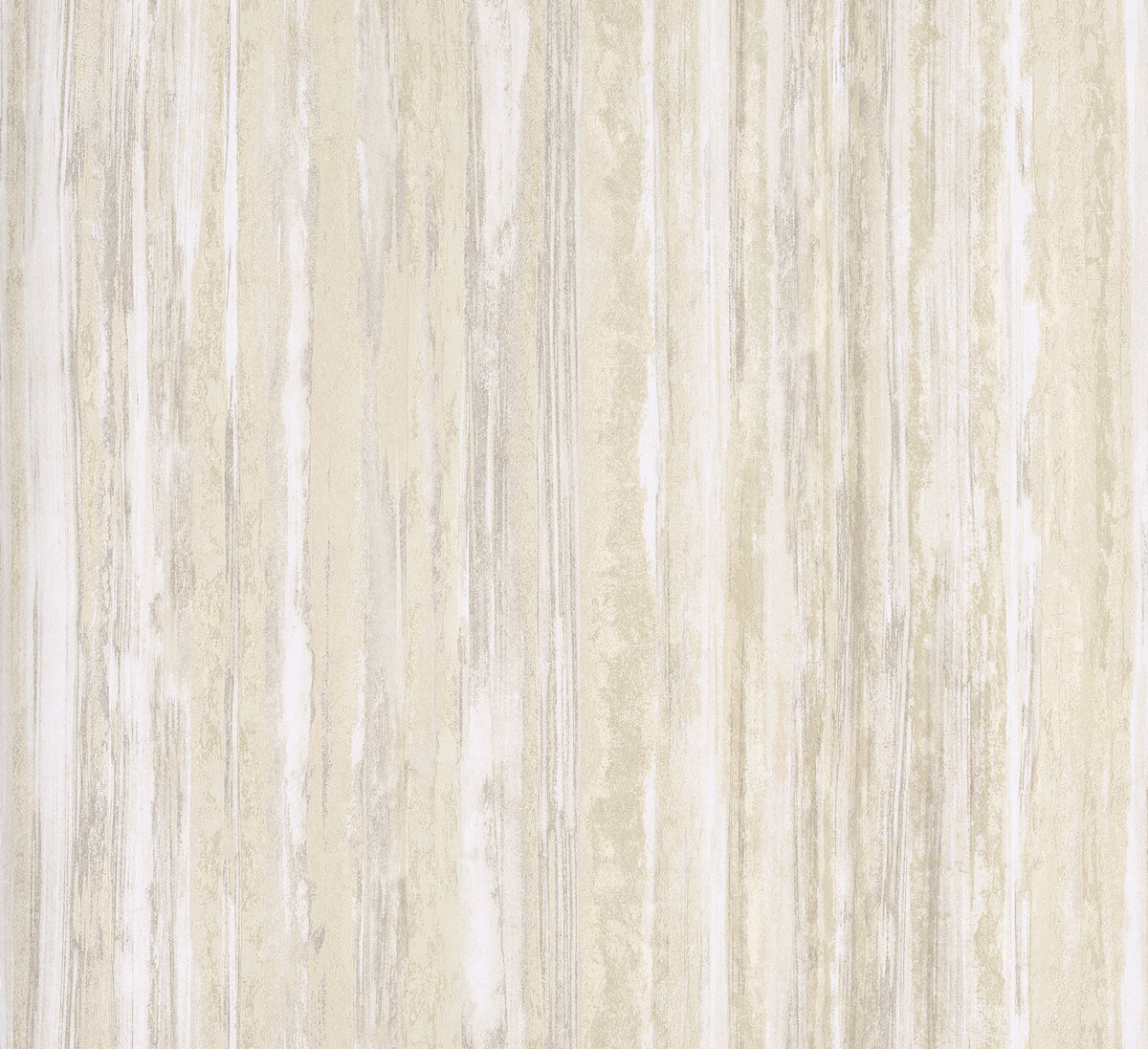 Faux Finish Stripes Simplistic Painterly Cabin Wall White and Grey R4451
