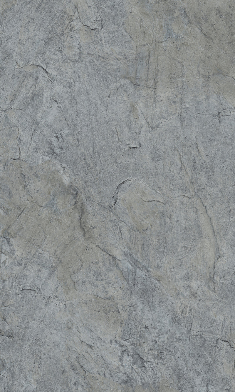 Dark Grey Faux Stone Like Wallpaper R8170