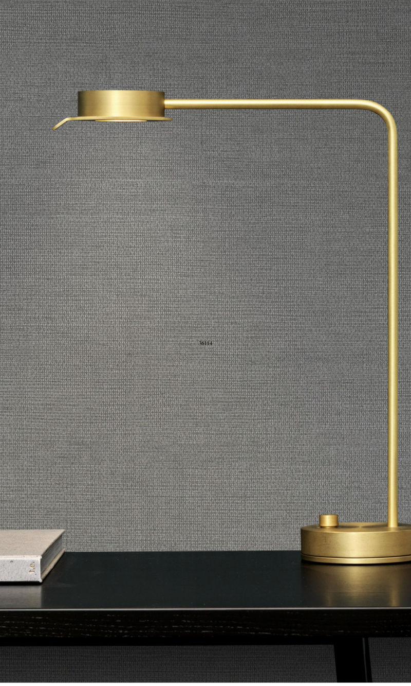 Dark Grey Plain Textured Commercial Wallpaper C7264