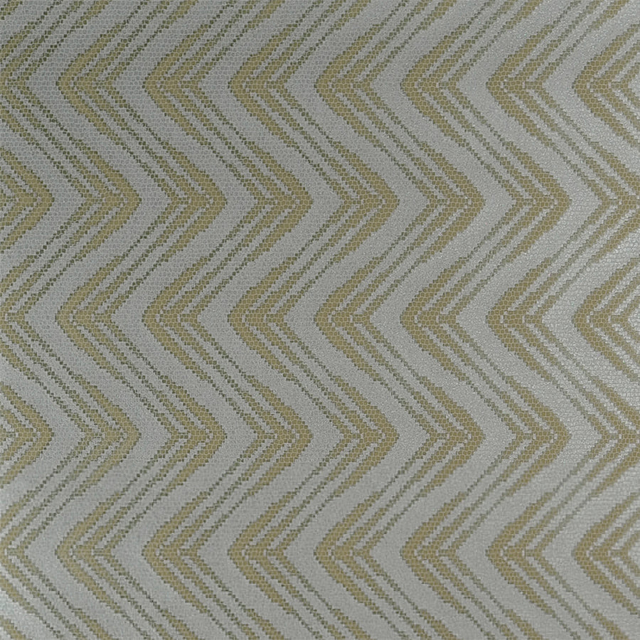 Geometric Contemporary Metallic Scale Grey Zig Zag Wallpaper R3844