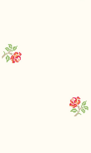 Early White & Orange Traditional Floral Wallpaper SR1018