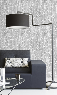 Expression Grey Textured Wallpaper R1394