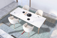 Aqua Frauhaus Geometric Living Room Machine Washable Rug