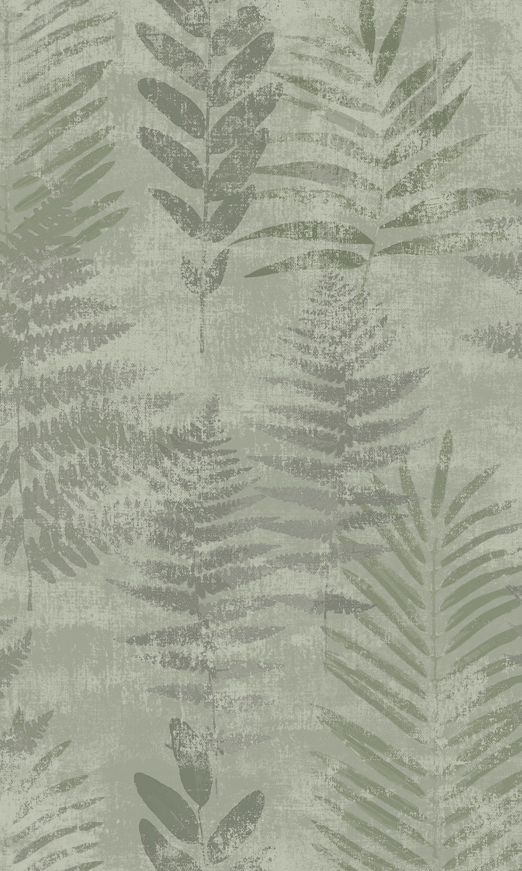 Forest Fern Leaves Tropical Wallpaper R8182