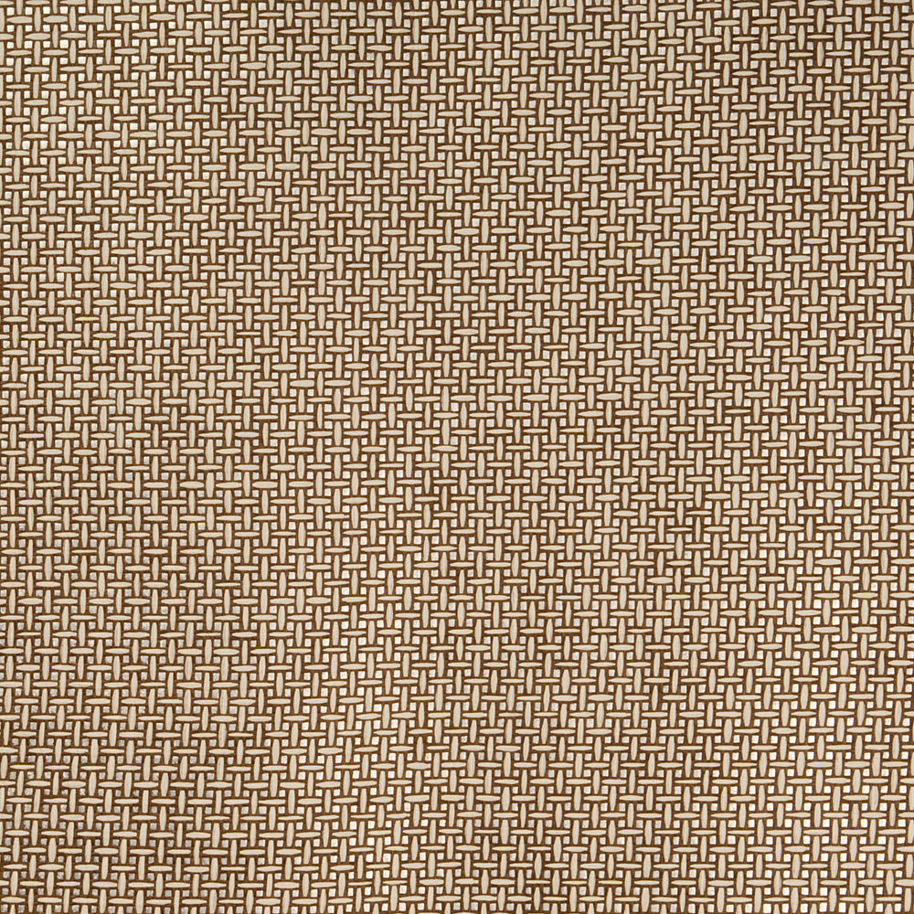 Mirrored Basket Metallic Cream and Brown Grasscloth Wallpaper R4600