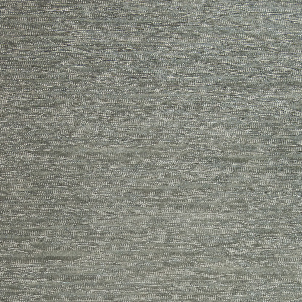 Metallic Blue and Grey Grasscloth Wallpaper R4644