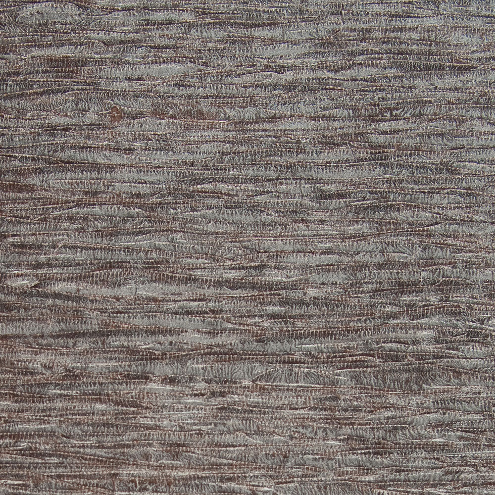 Running Ribbon Metallic Grey and Brown Grasscloth Wallpaper R4602