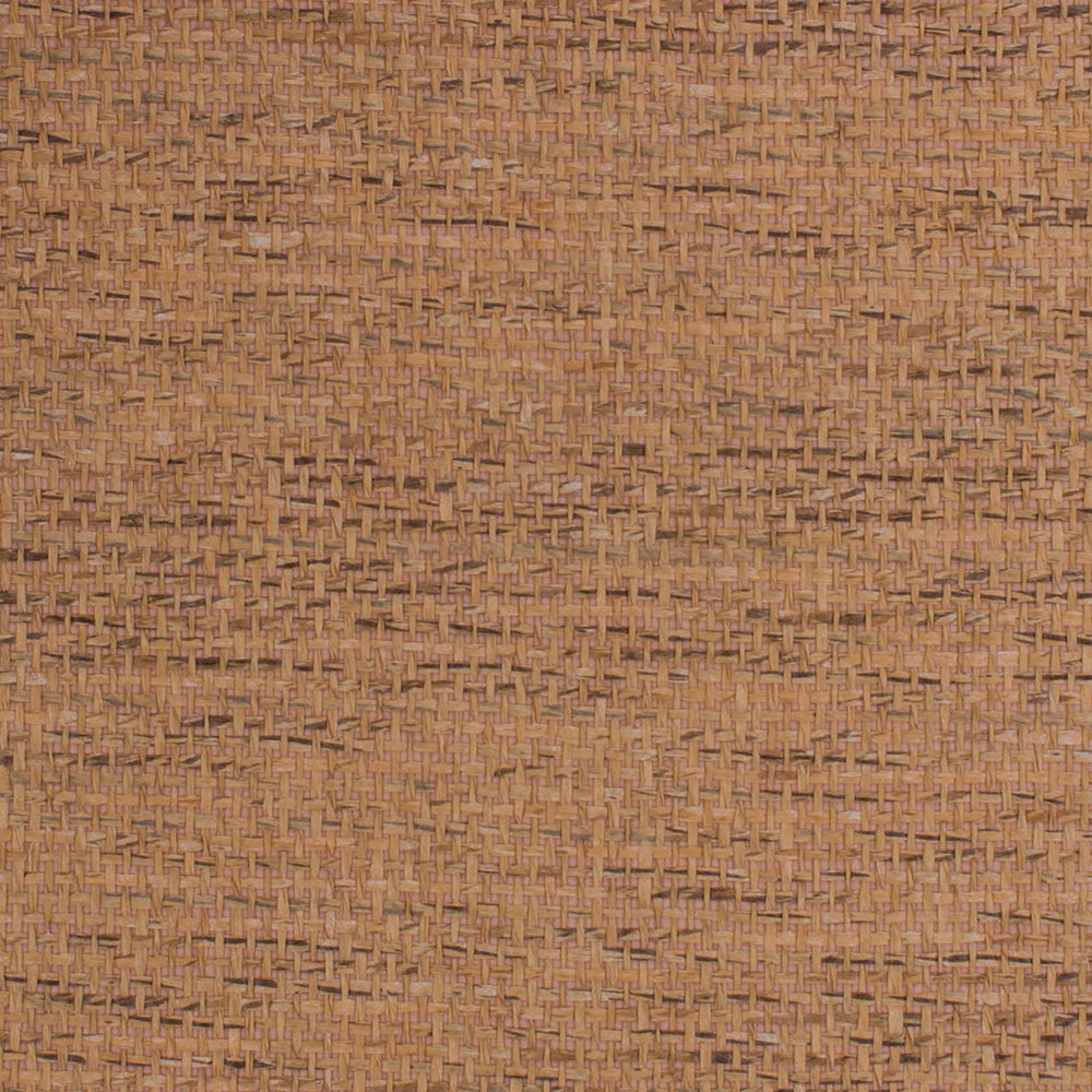 Loose Weave Brown and Beige Grasscloth Wallpaper R4648