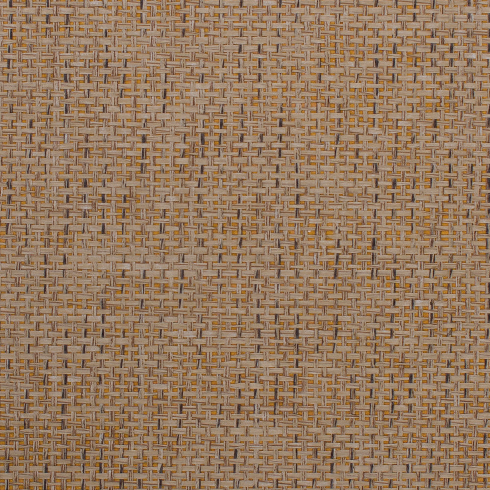 Loose Weave Brown and Orange Grasscloth Wallpaper R4635