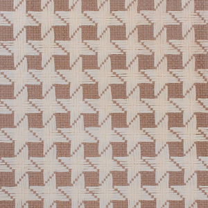 Brown and Beige Starry Basketweave Grasscloth Wallpaper R4610