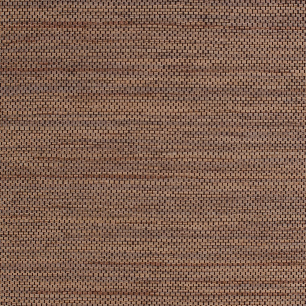 Brown and Black Grasscloth Wallpaper R4616 | Elegant Home Wallcovering