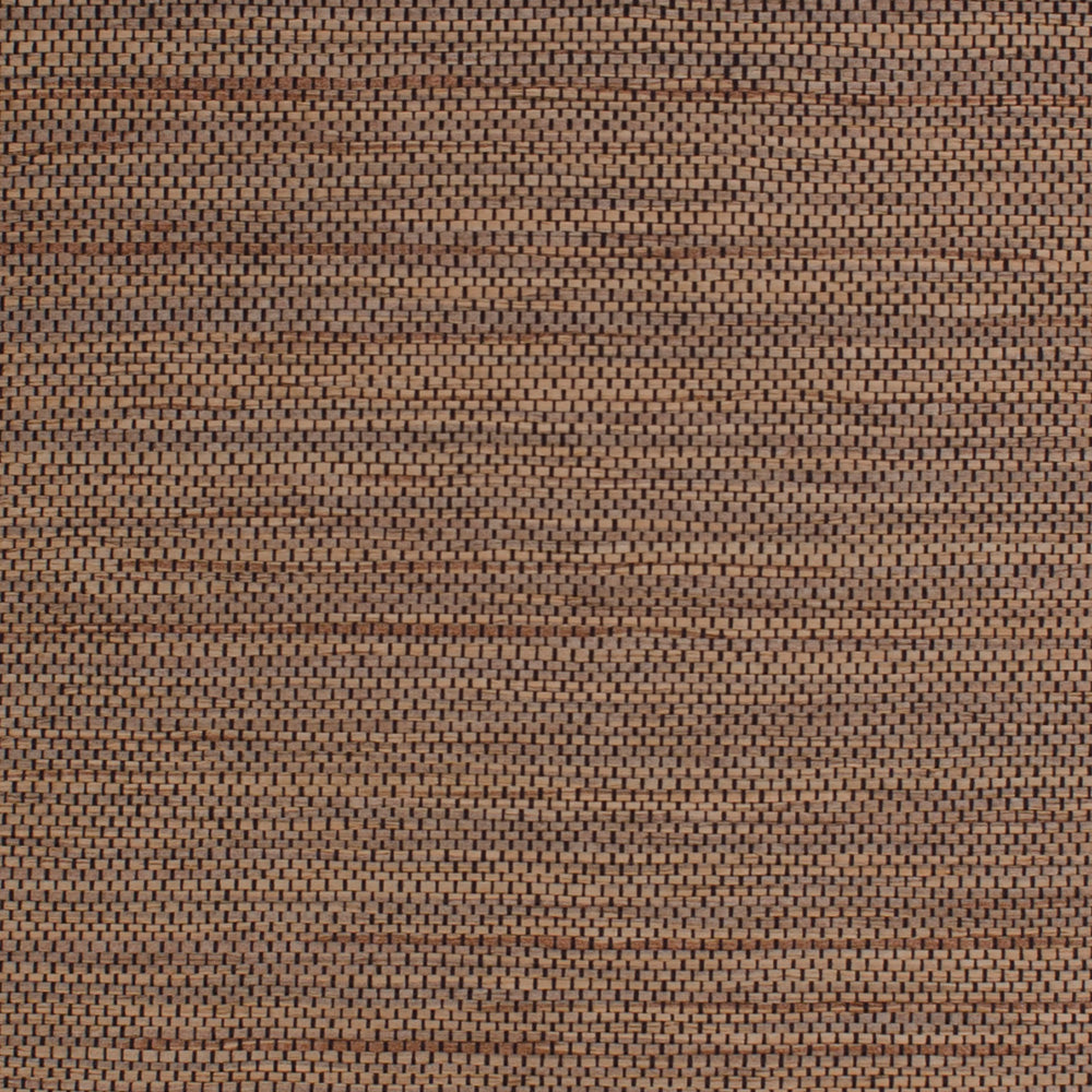 Brown and Black Grasscloth Wallpaper R4616 | Elegant Home Wallcovering