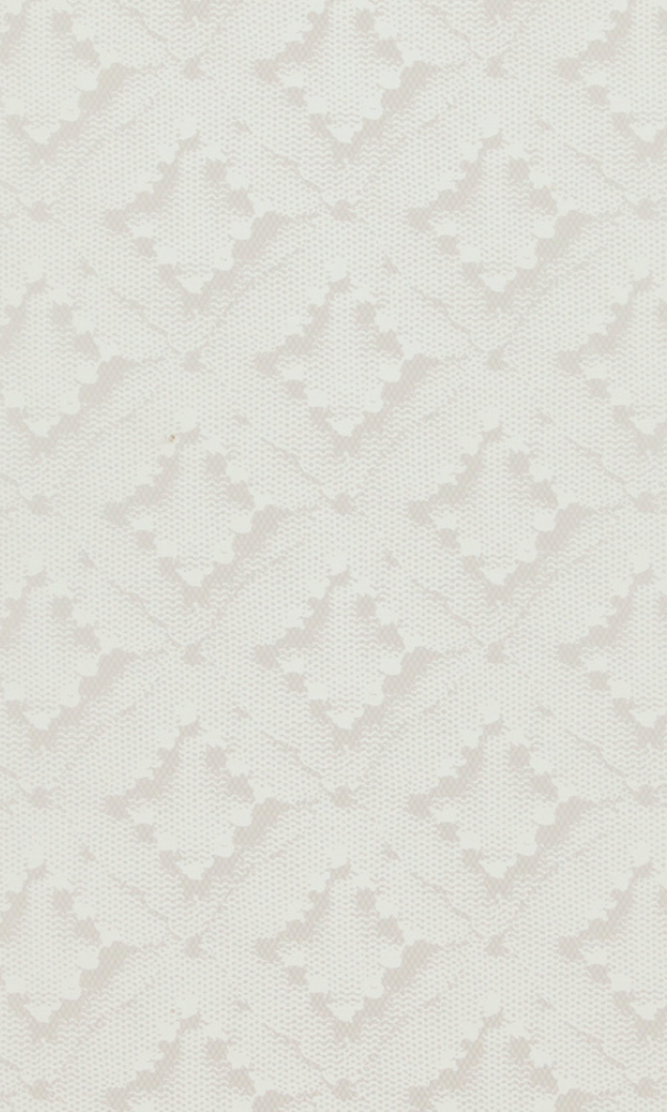 Geometric Diamond Textured Mesh White and Beige Wallpaper R4103