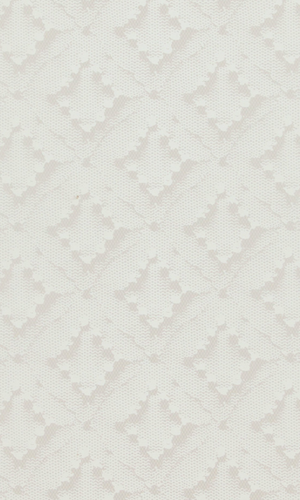 Geometric Diamond Textured Mesh White and Beige Wallpaper R4103