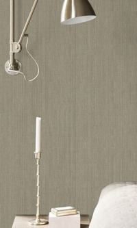 Golden Taupe Textile Textured  Wallpaper C7065