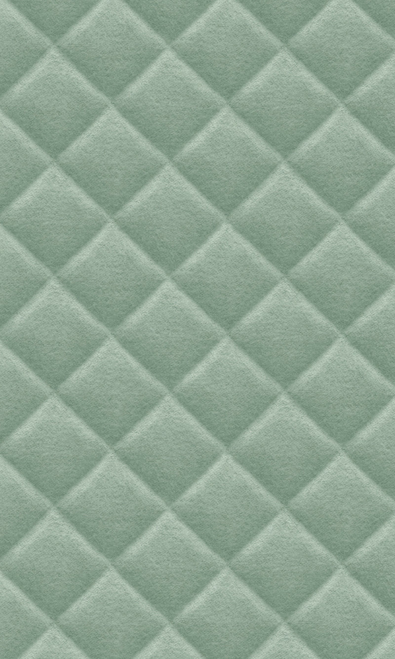Green 3D Cushion Geometric Wallpaper R8092