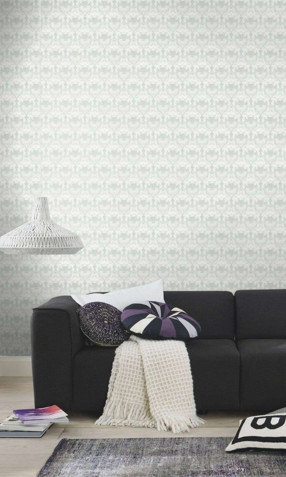 Green Minimalist All Over Prints FLoral Wallpaper R7859