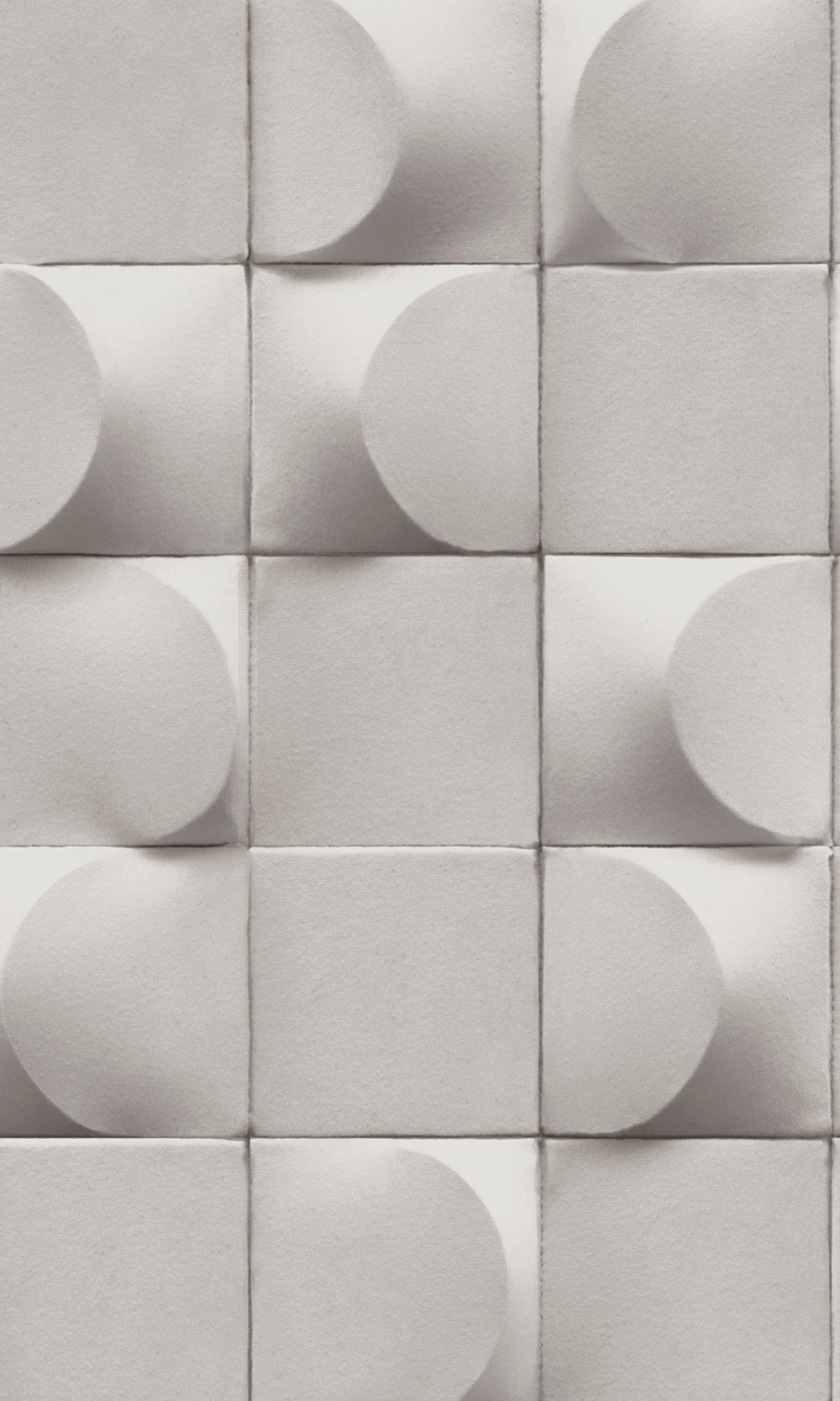 Grey 3D Blocks Geometric Wallpaper R8074
