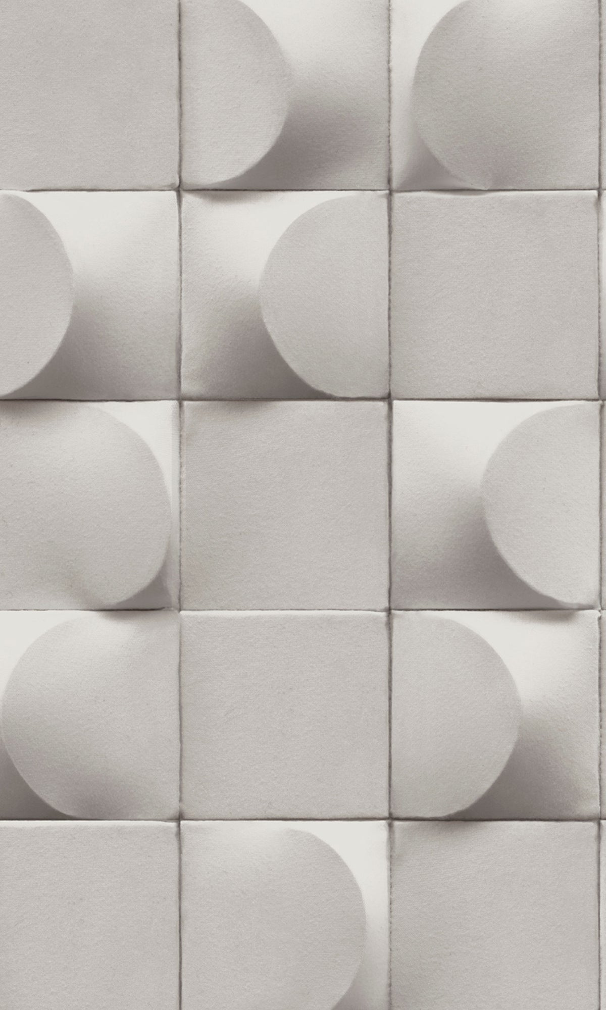 Grey 3D Blocks Geometric Wallpaper R8074