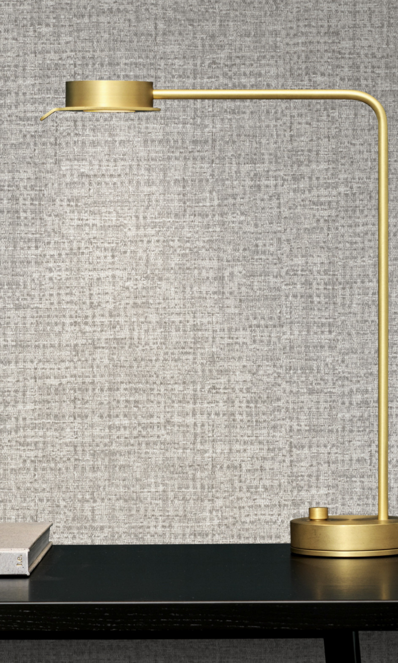 Grey Coco Faux Effect Commercial Wallpaper C7431