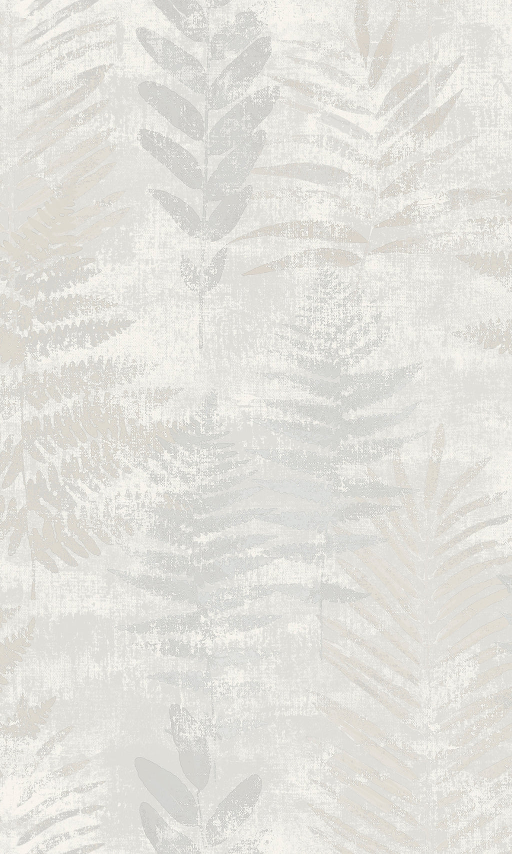 Grey Fern Leaves Tropical Wallpaper R8178