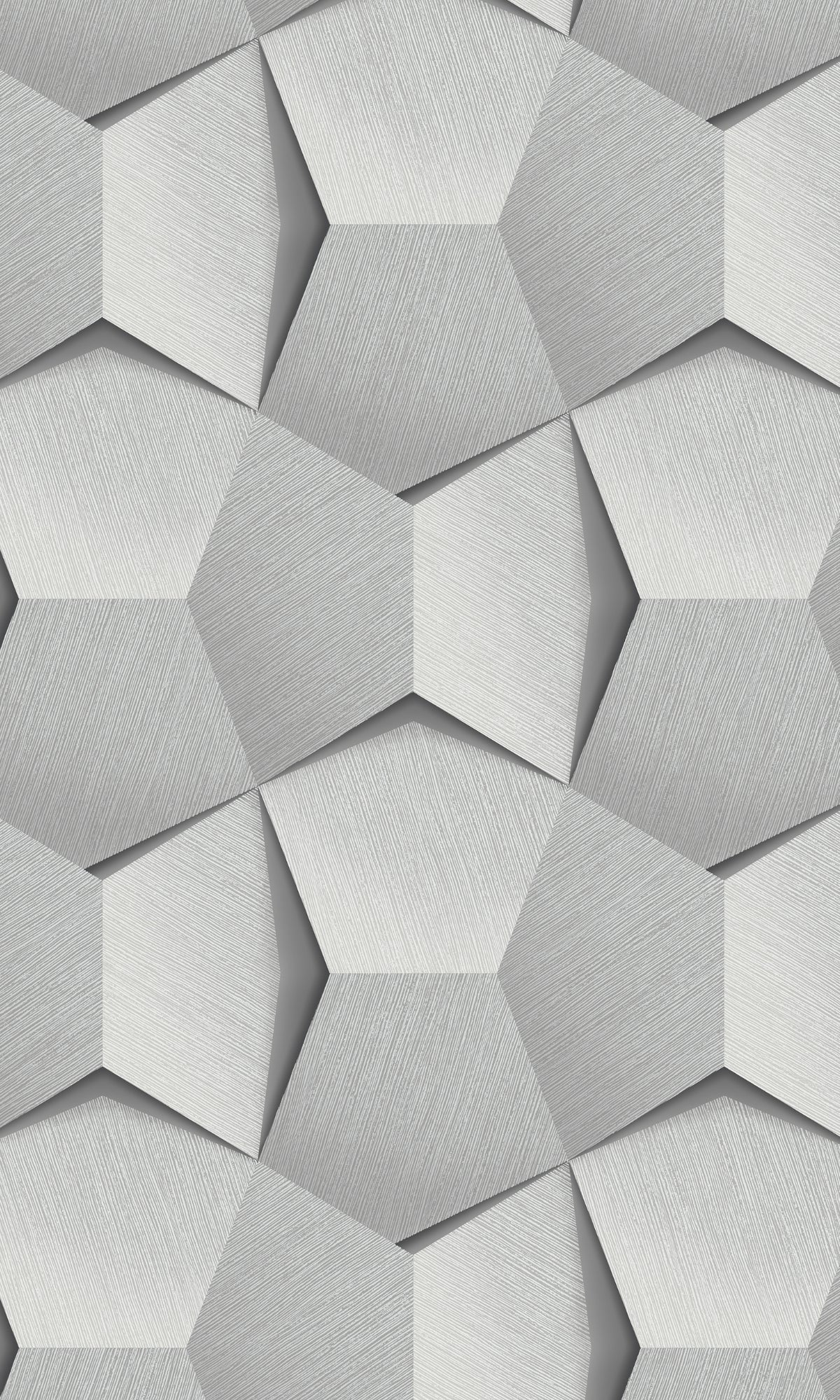 Grey Geometric Rocks Like Wallpaper R7992