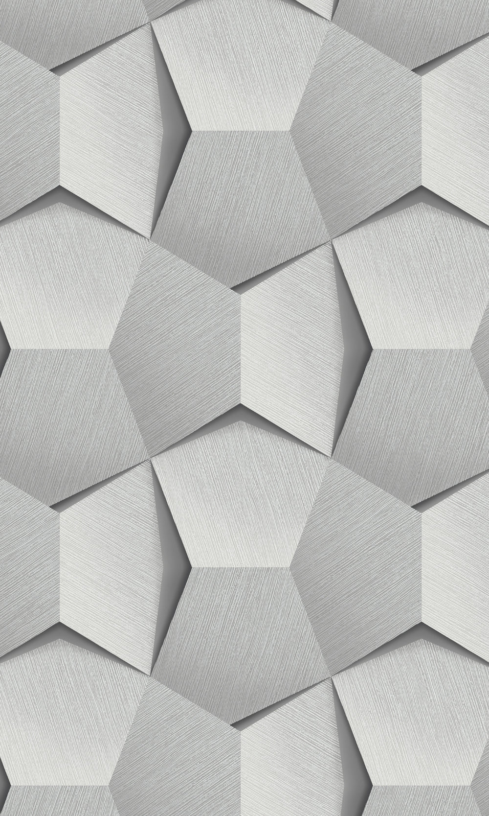 Grey Geometric Rocks Like Wallpaper R7992