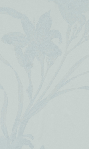 Grey Metallic Floral Wallpaper SR1129