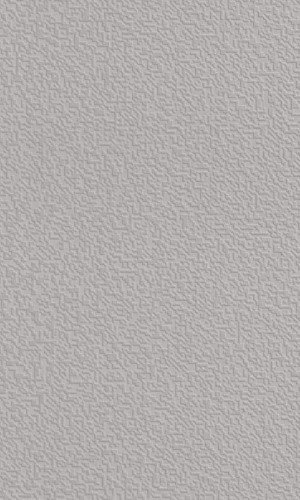 Grey Pixelate Embossed Wallpaper R2489